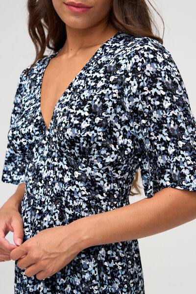 Robe courte imprim&eacute;e