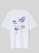T-shirt imprim&eacute; devant/dos