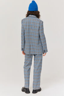 Blazer à carreaux