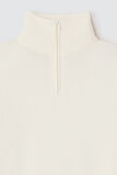 Pull col montant zippé