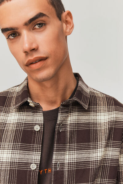 Chemise à carreaux
