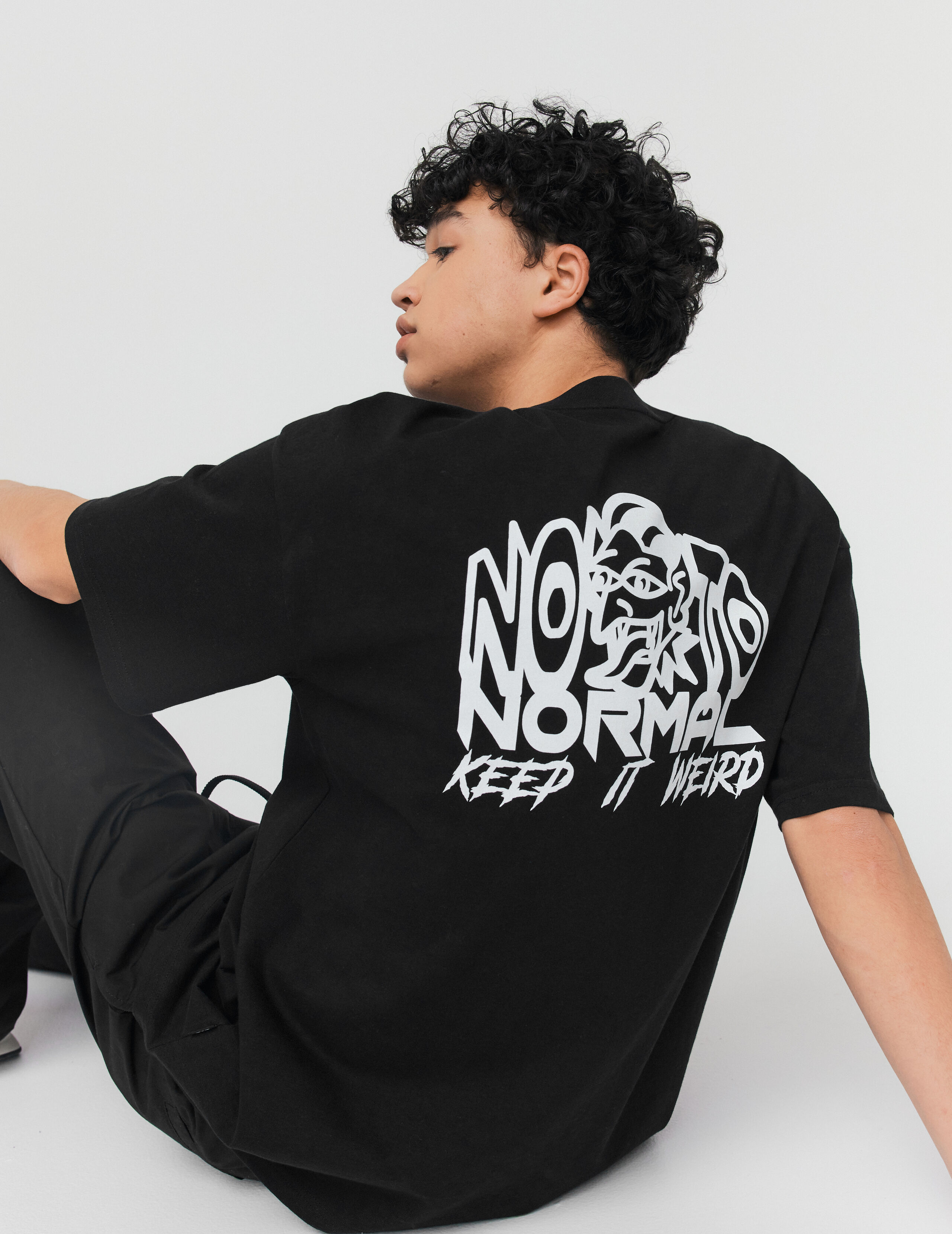 Tee shirt Homme t shirt imprim uni brod BZB