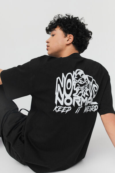 T-shirt imprimé devant dos