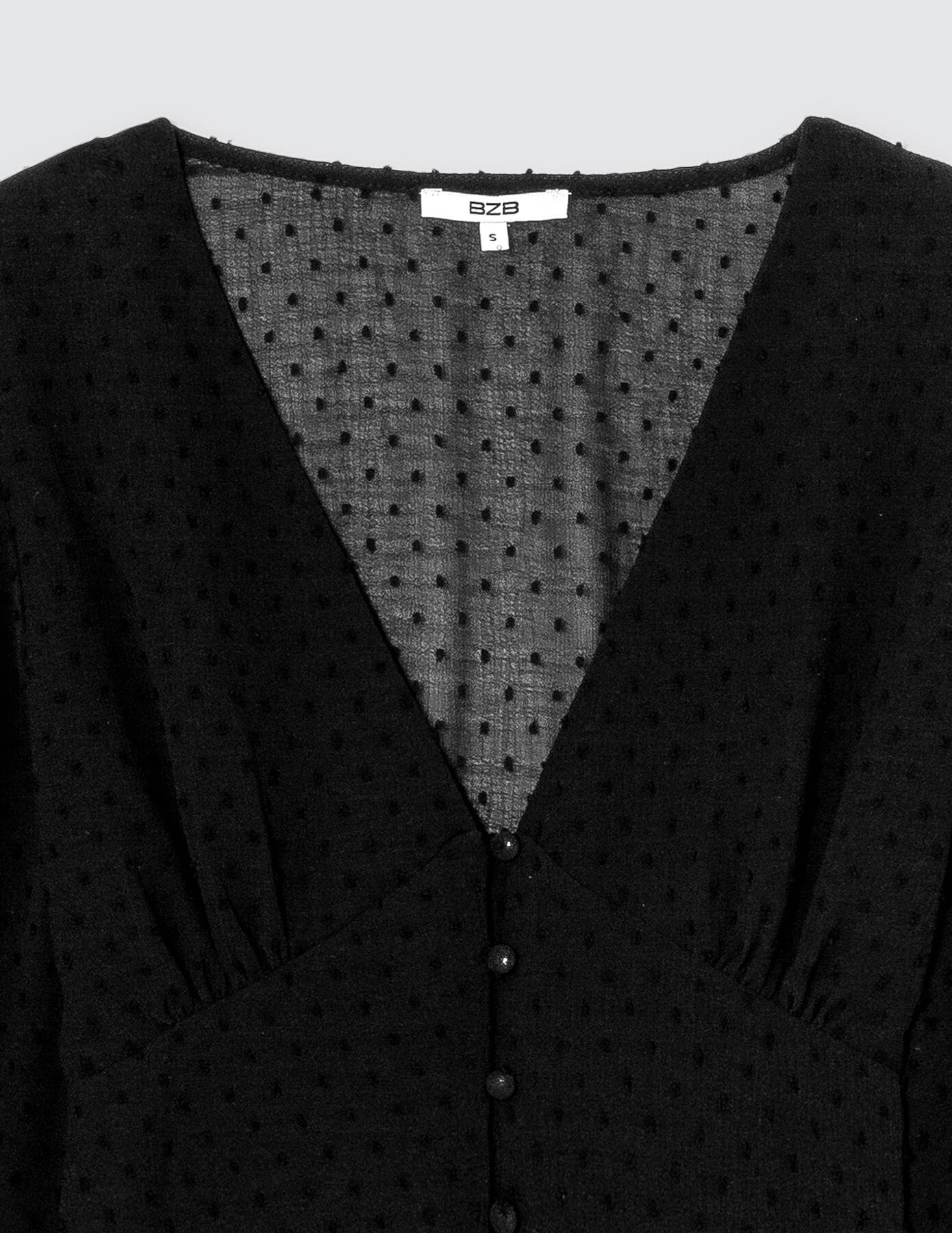 Blouse à pois