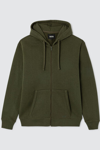 Sweatshirt zippé basique