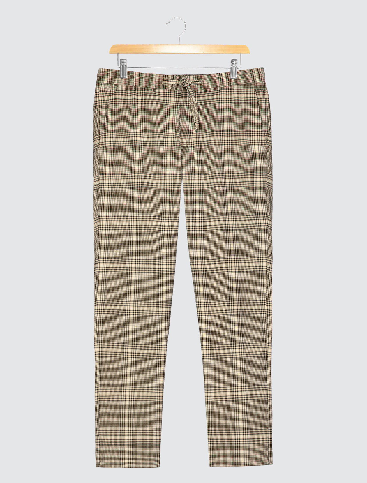 Pantalon carreaux Beige BZB