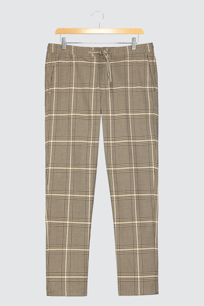Pantalon à carreaux