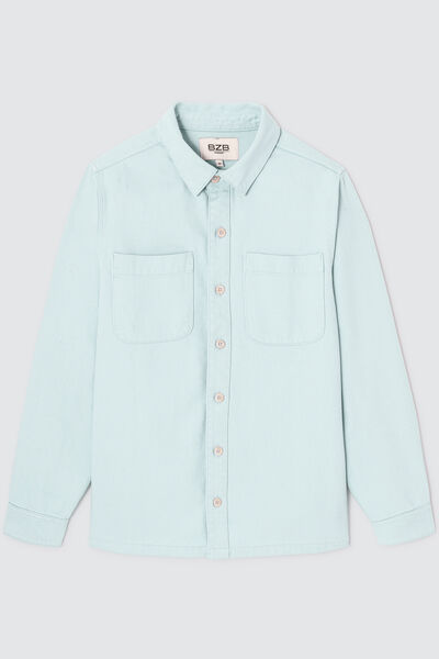 Surchemise twill de couleur