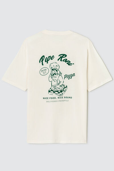 T-shirt animation pizza