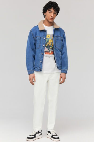 Jean relaxed de couleur