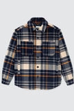 Veste surchemise à carreaux