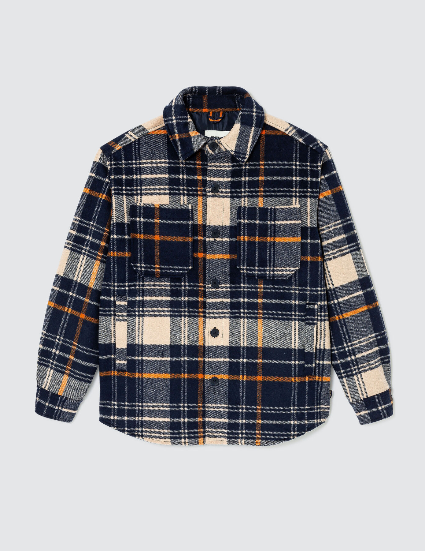Veste surchemise à carreaux