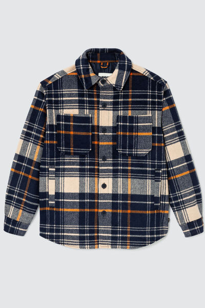 Veste surchemise à carreaux
