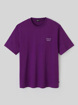 T-shirt broderie poitrine