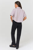 Veste coton manches courtes