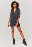 Robe plissée imprimée