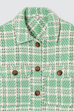 Surchemise tweed à carreaux