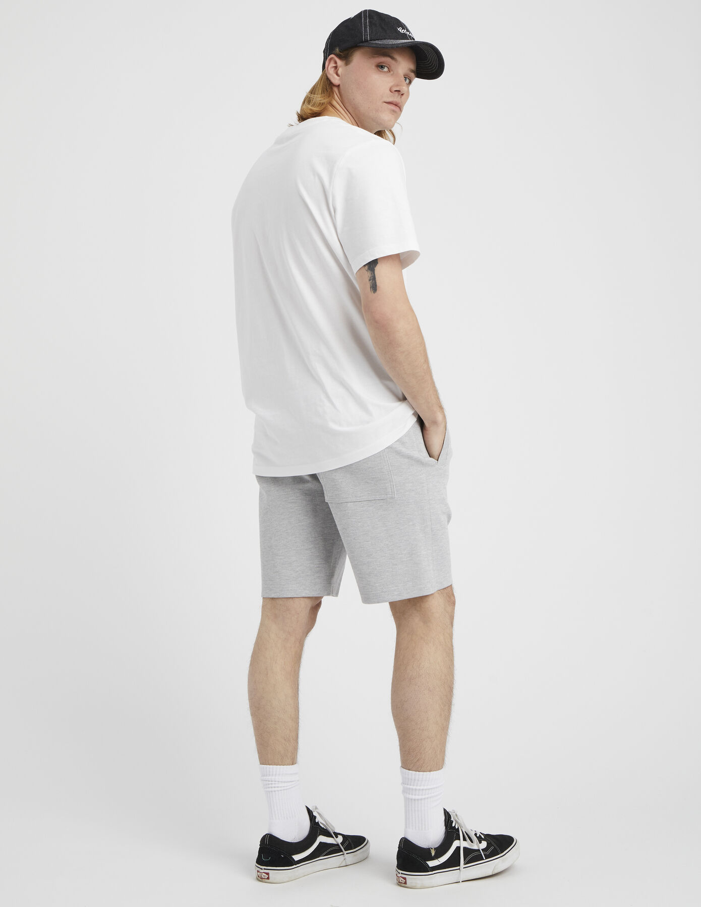 Bermuda maille en coton piqué
