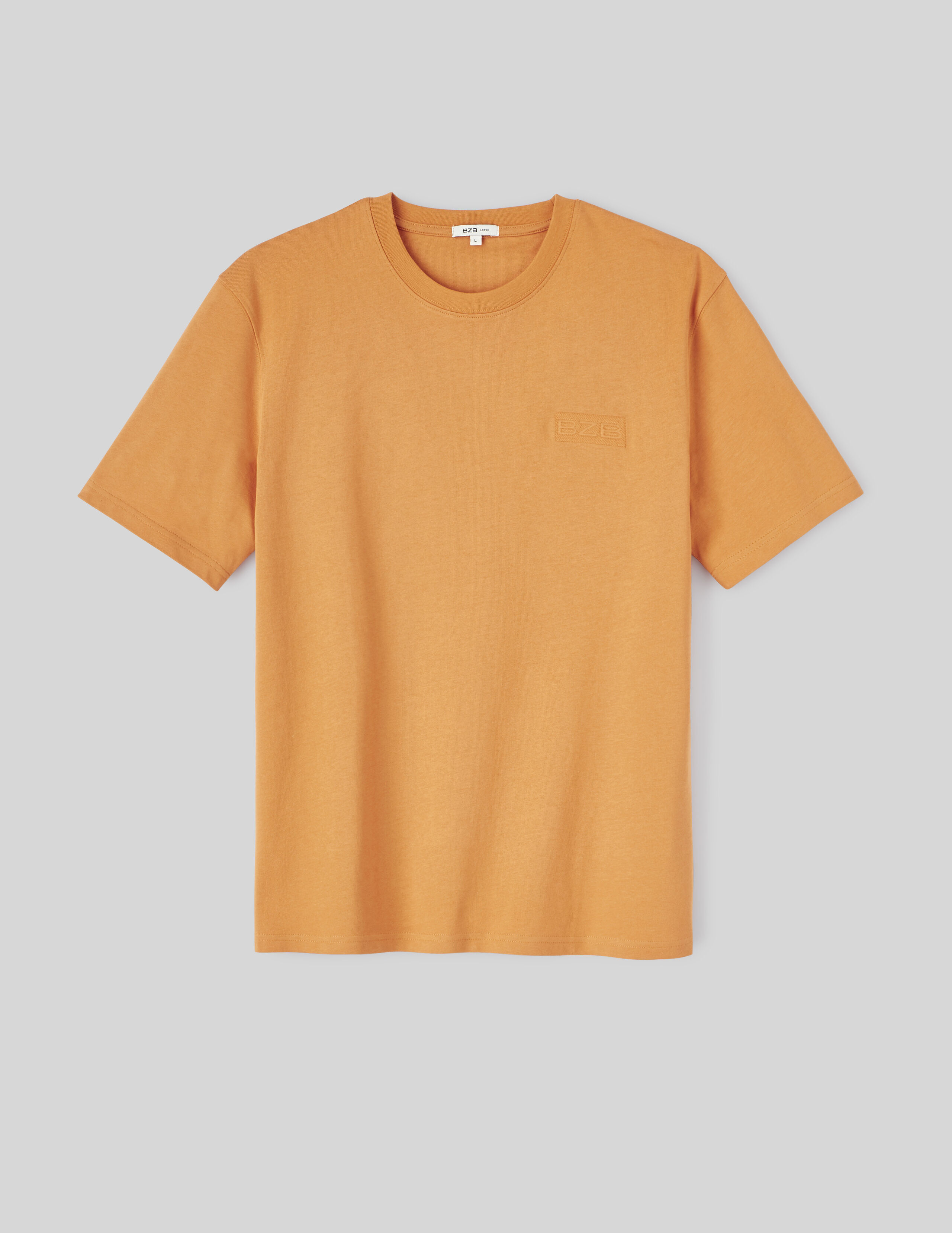 Tee shirt marron hotsell homme