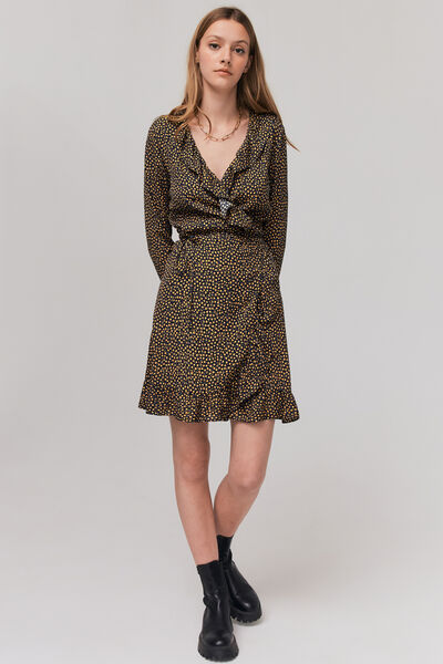 Robe portefeuille imprimée