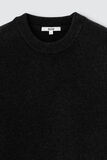 Pull col rond en laine