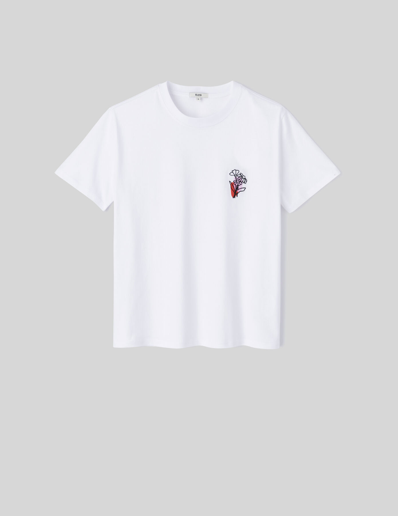 T-shirt animé fleur