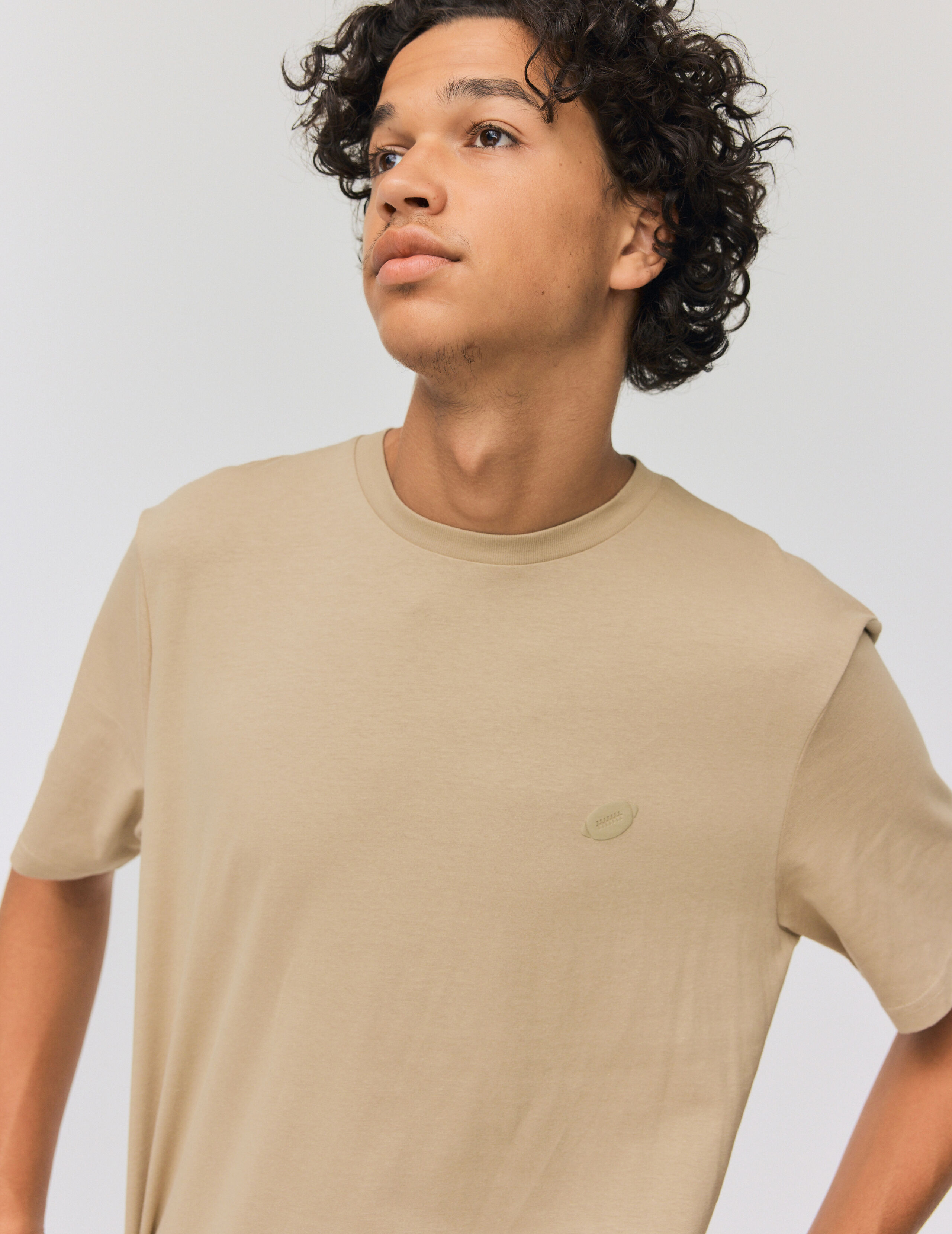 Tee shirt beige homme 2025