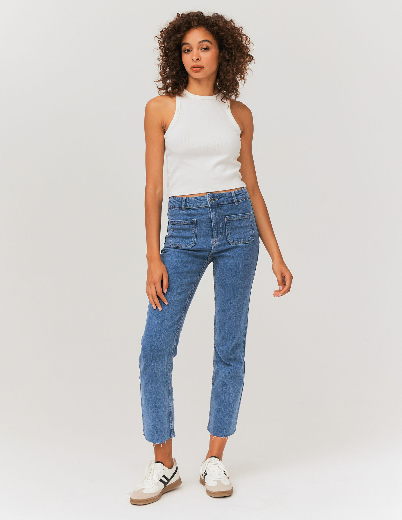 Jean boot cut cropped
