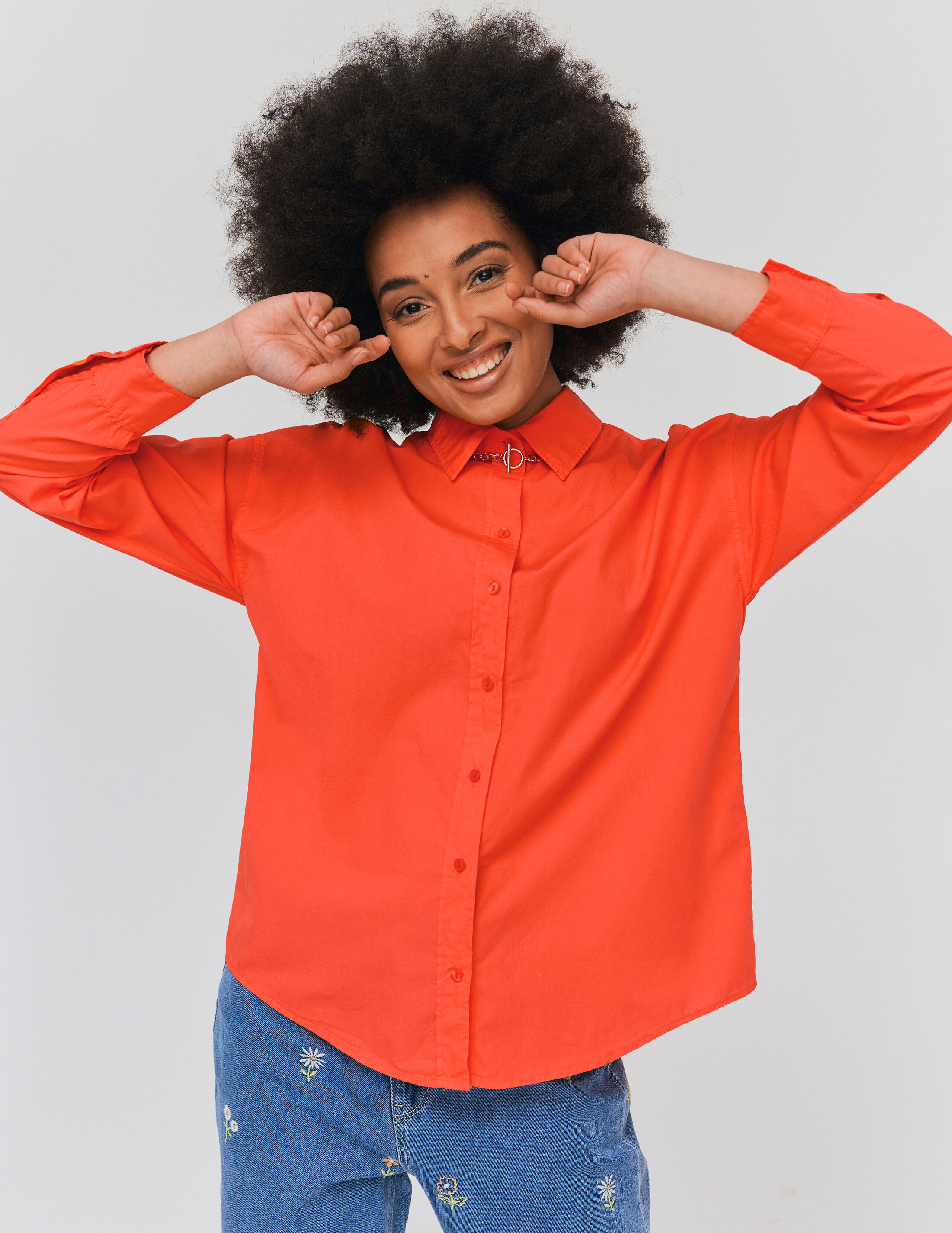 Chemise rouge femme 2025