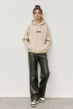 Pantalon en tissu enduit