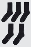 Lot de 5 paires de chaussettes unies
