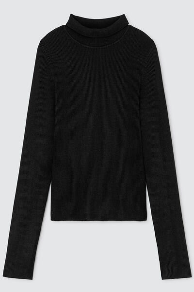 Pull col montant uni