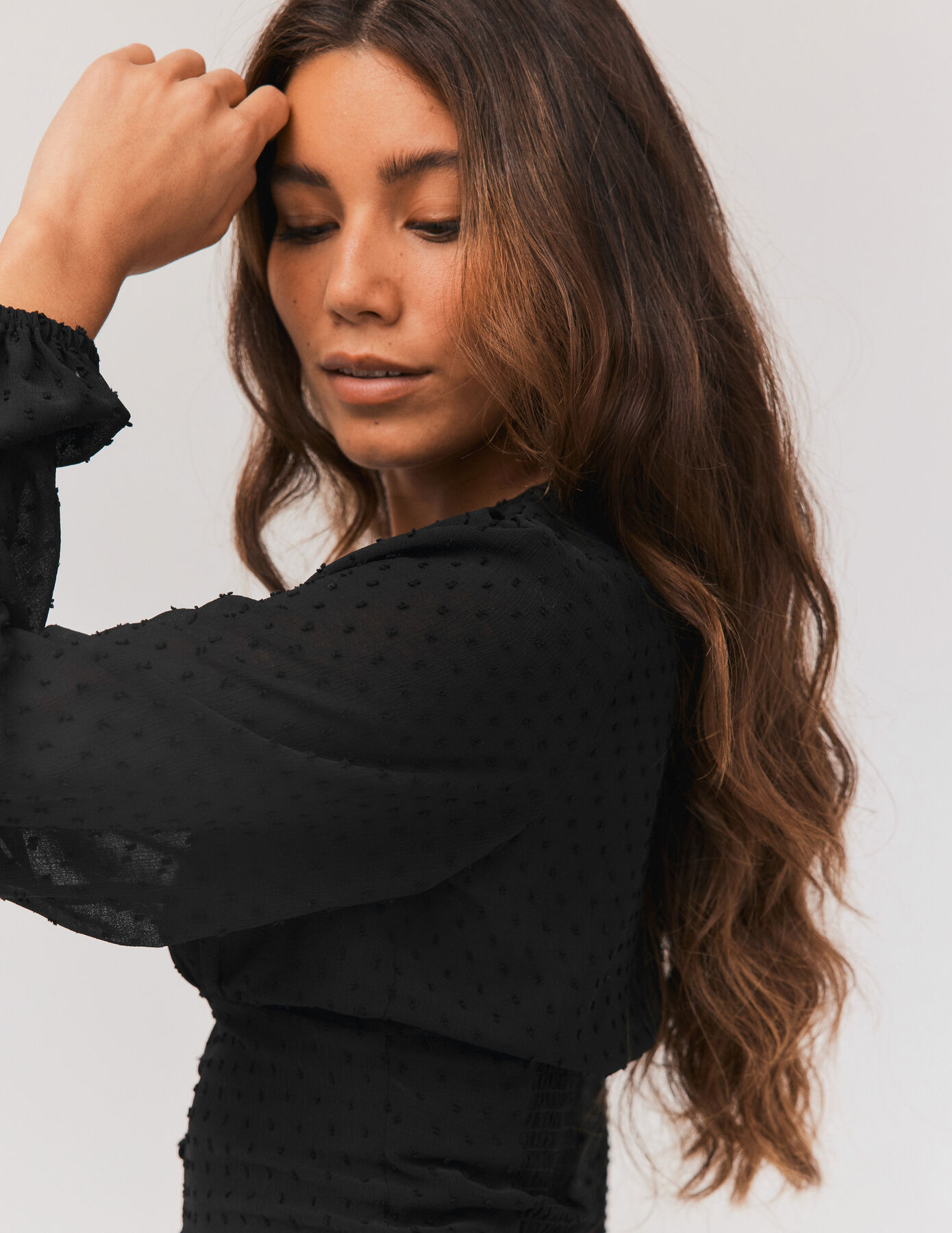 Blouse à pois