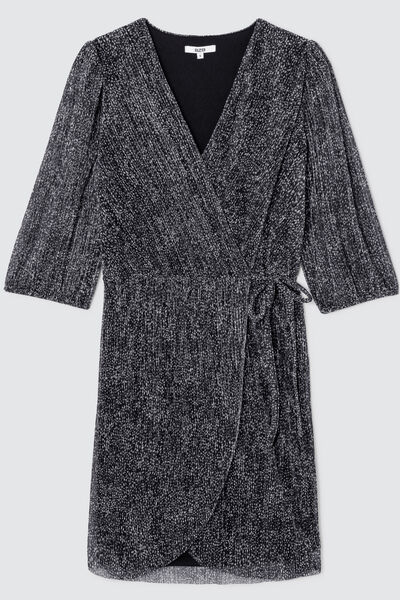 Robe pliss&eacute;e imprim&eacute;e