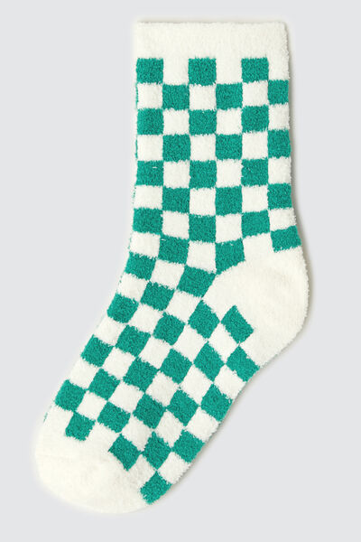 Chaussette unitaire damier