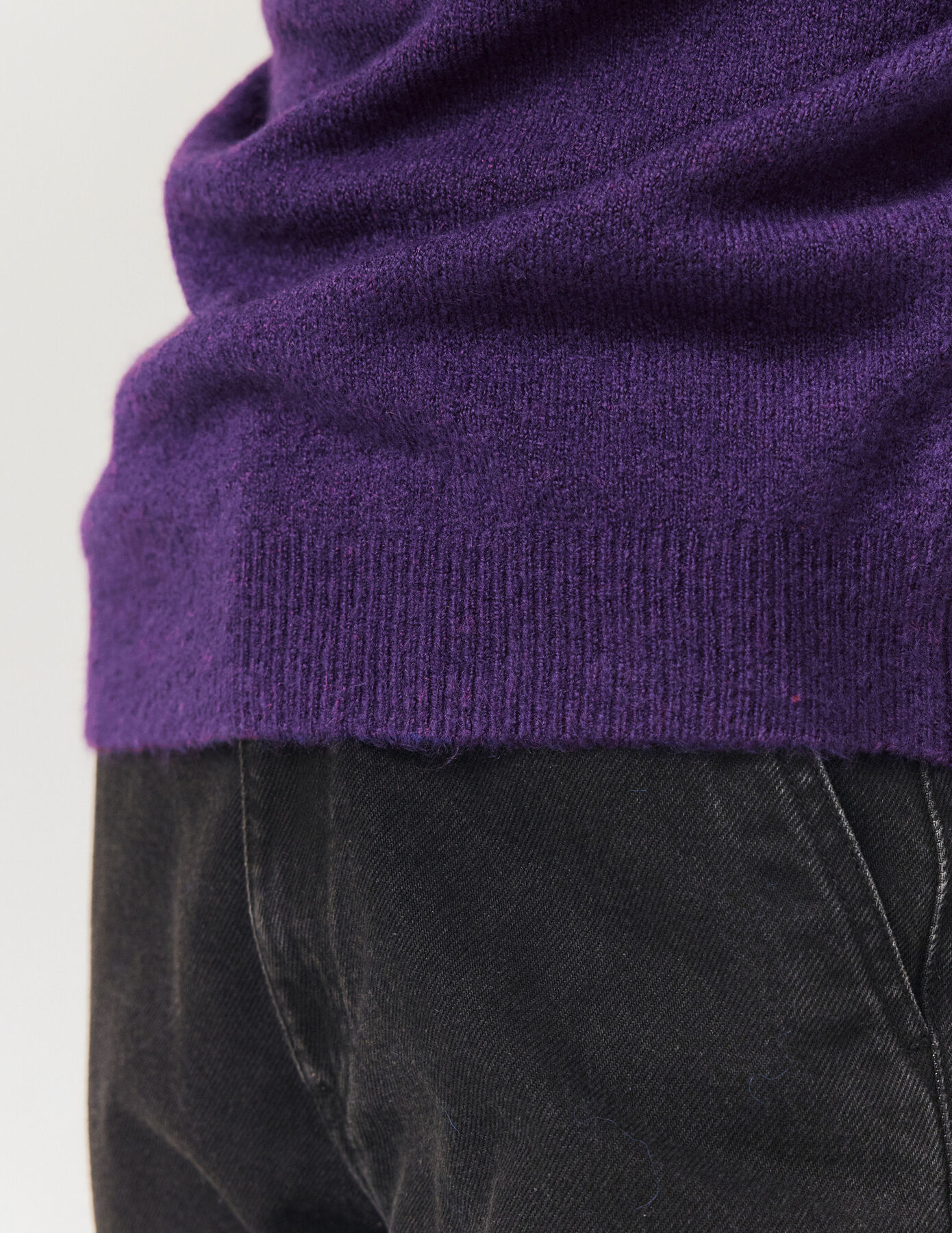 Pull col rond uni