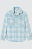 Veste surchemise à carreaux