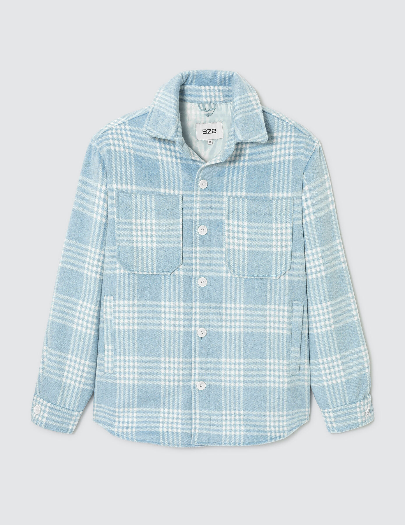Veste surchemise à carreaux
