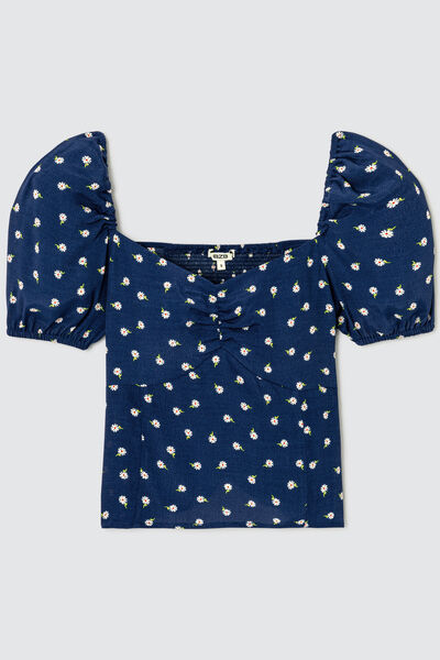 Blouse à imprimé fleuri