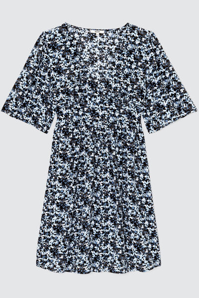 Robe courte imprim&eacute;e