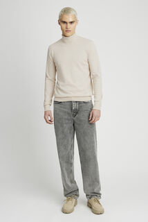 Pull col roulé