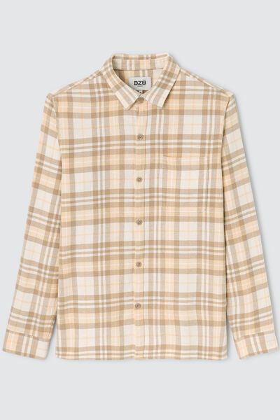 Surchemise à carreaux flanelle