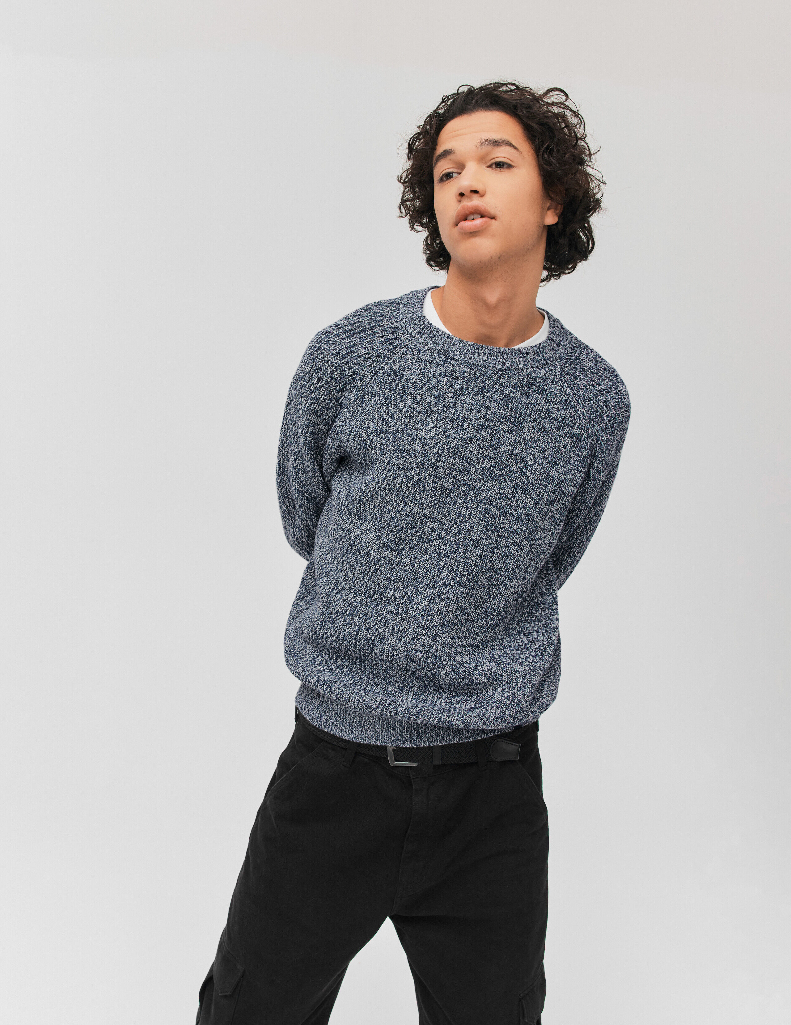 Pull col on sale large homme