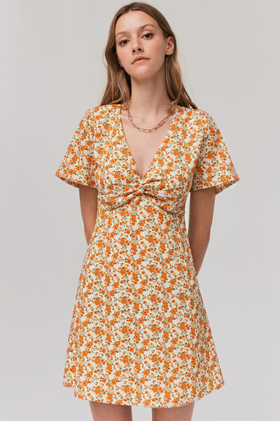 Robe courte imprimée