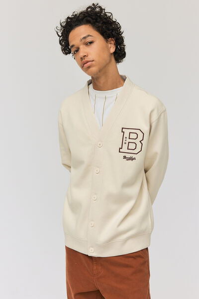 Sweat cardigan