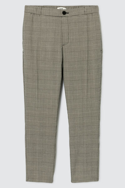 Pantalon city à carreaux