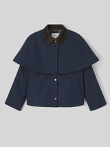 Veste cape amovible