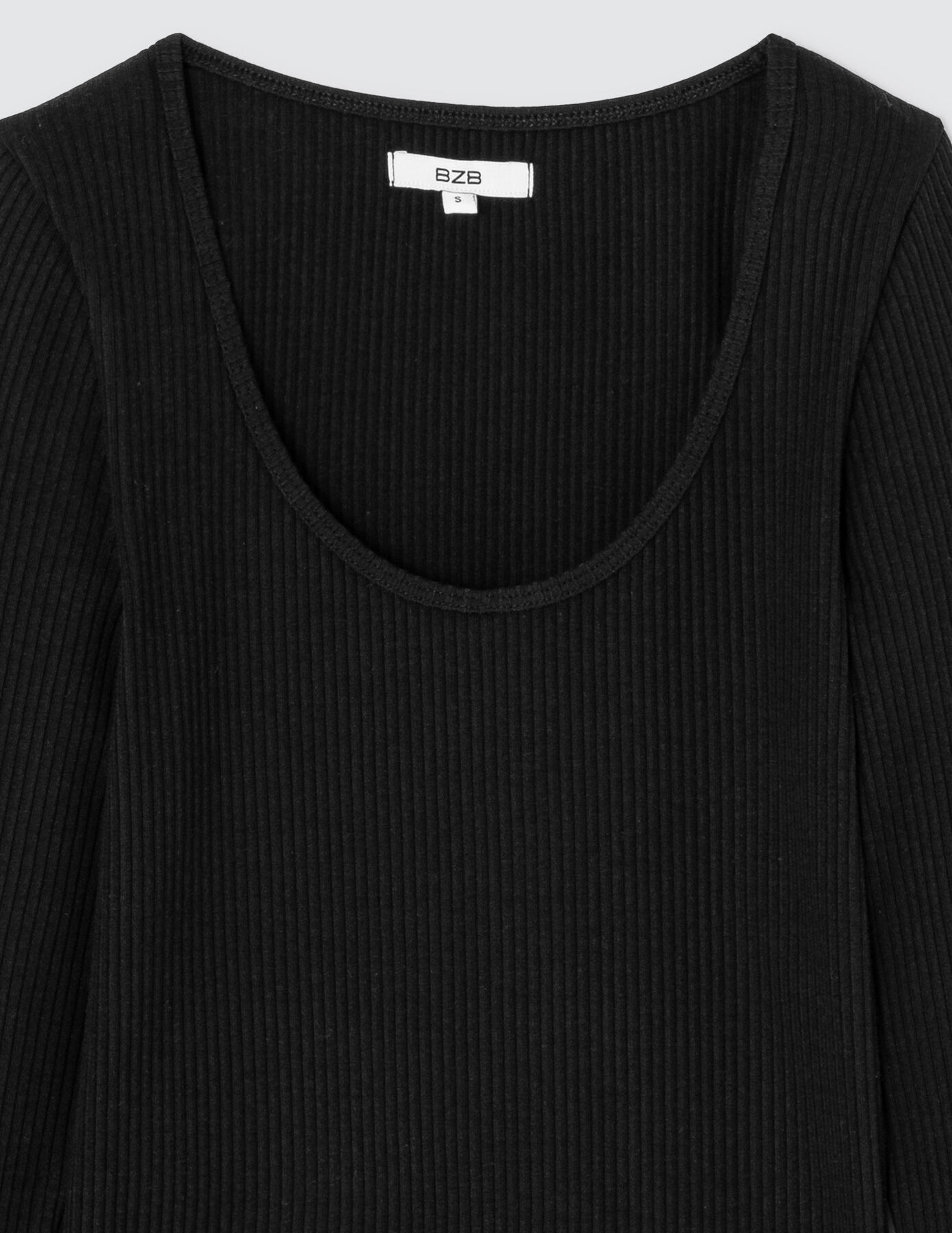 T-shirt manches longues uni