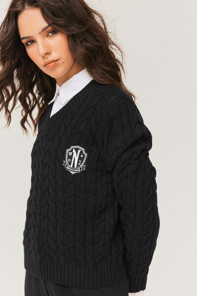 Pull licence MERCREDI ADDAMS