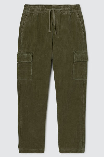 Pantalon cargo velours